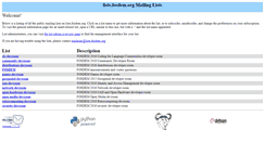 Desktop Screenshot of lists.fosdem.org